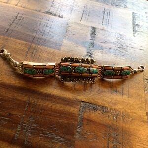 TIBETAN.TURQUOISE.BRACELET